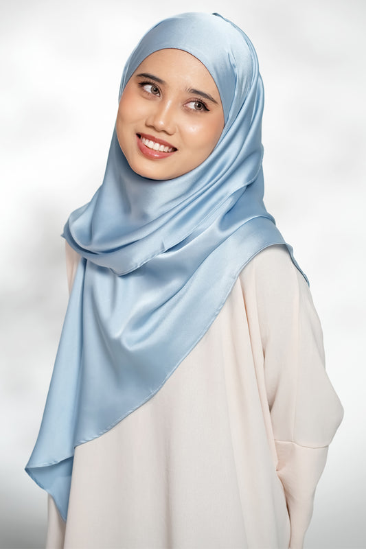 El Zahraa Luna Instant Bawal Plain Satin